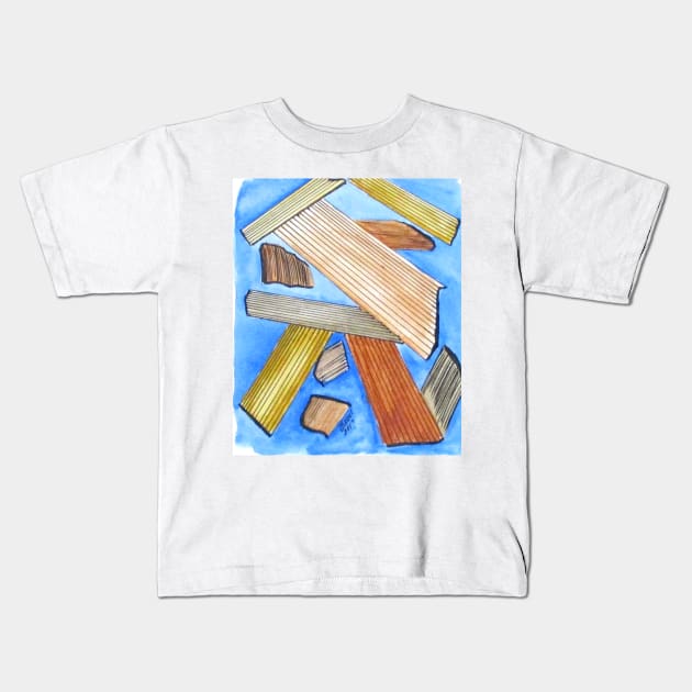 Art Doodle No. 24 Kids T-Shirt by cjkell